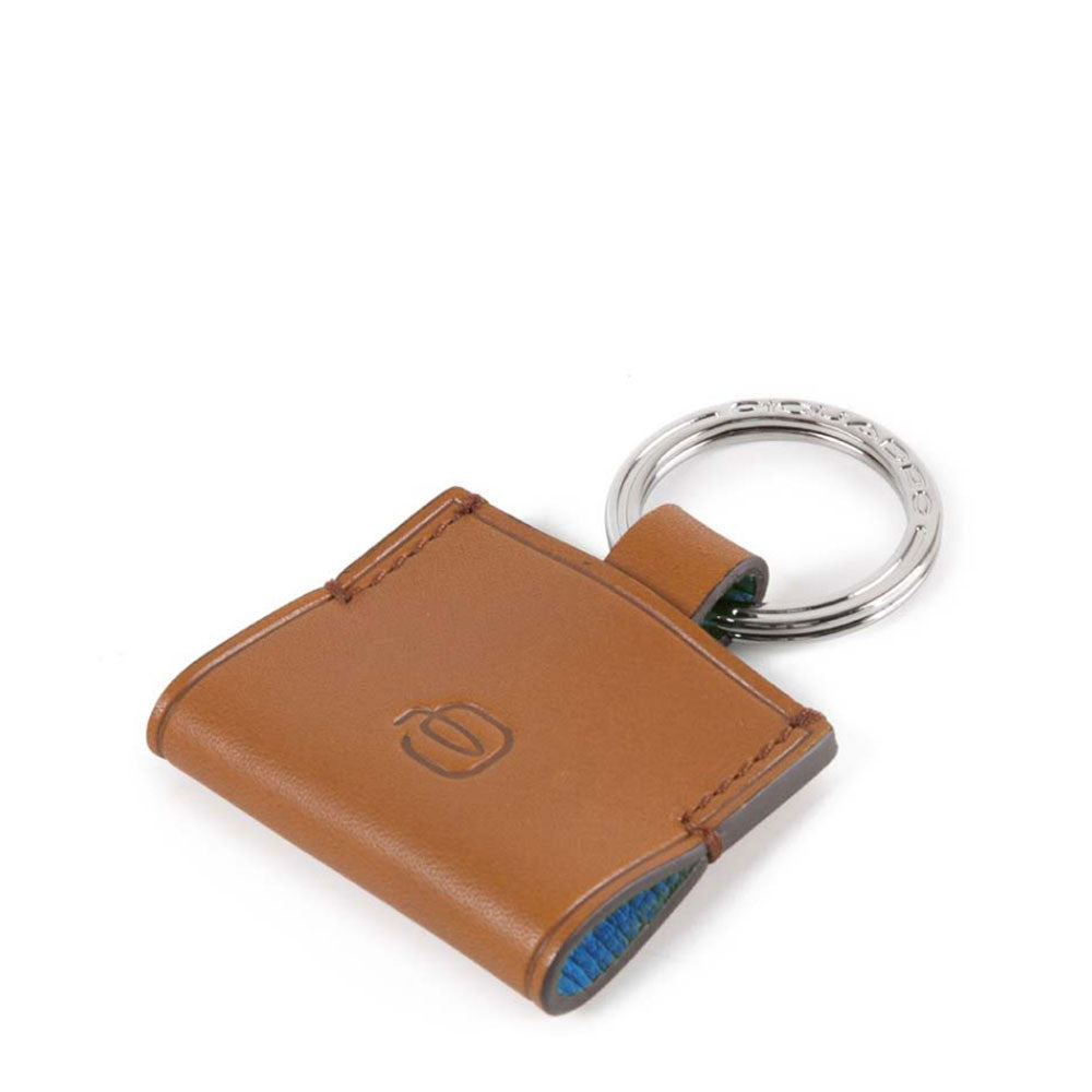 Piquadro Bag Motic key ring in leather with connequ