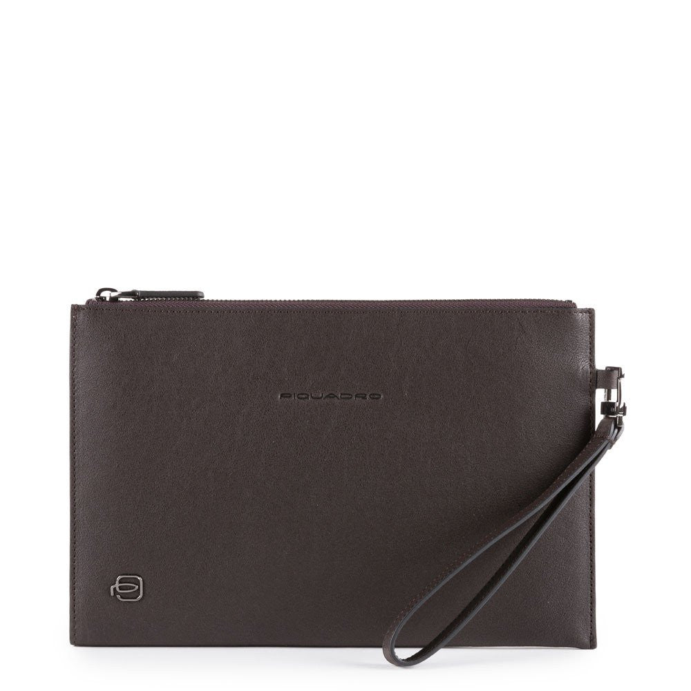 Piquadro Black Square clutch bag for tablets up to 9''