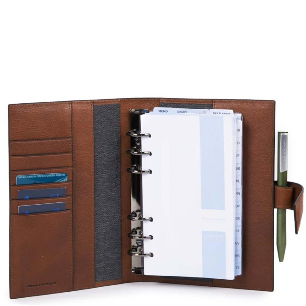 Organizer Piquadro medio con pattina Black Square