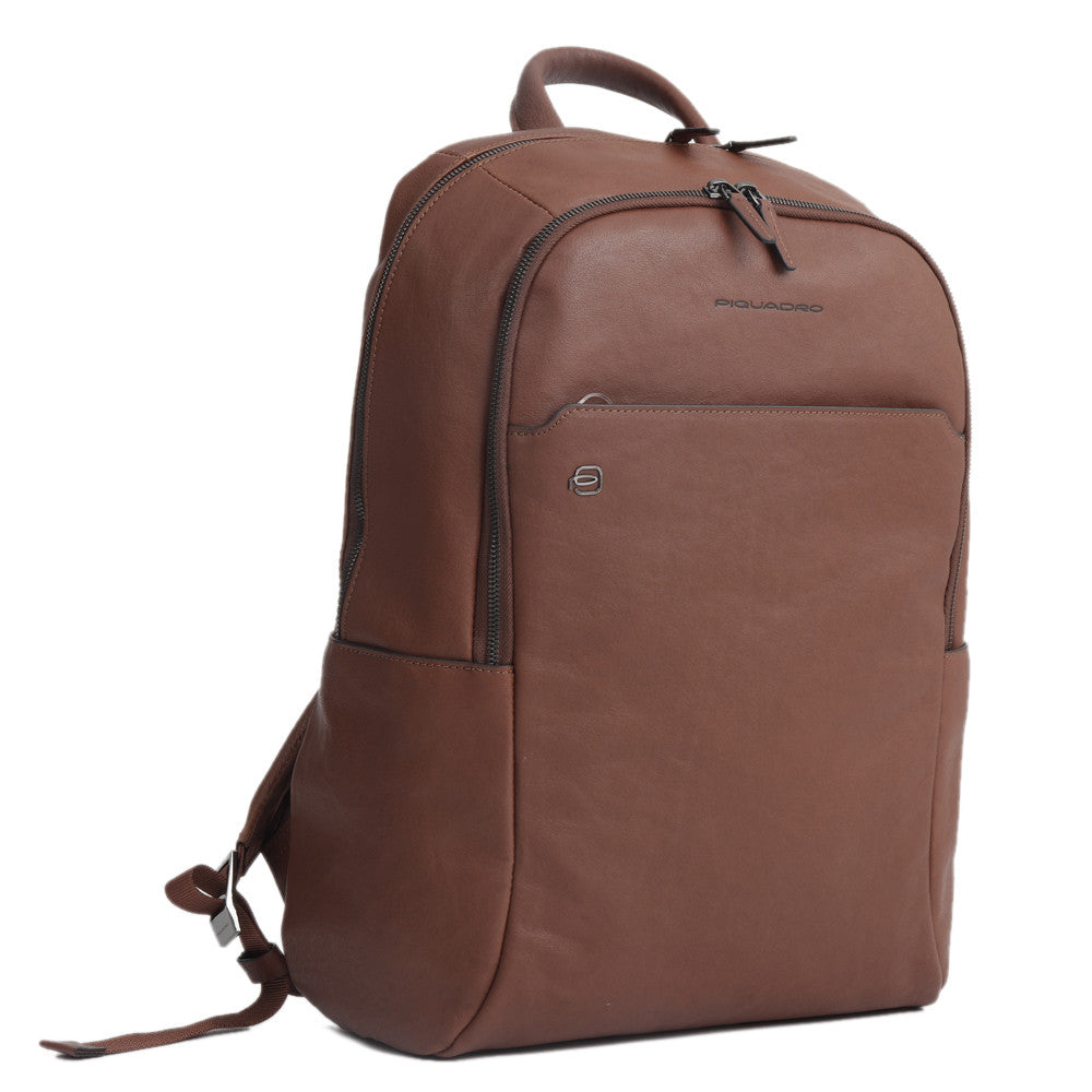 Piquadro Black Square großer Rucksack für 15,6-Zoll-Laptop