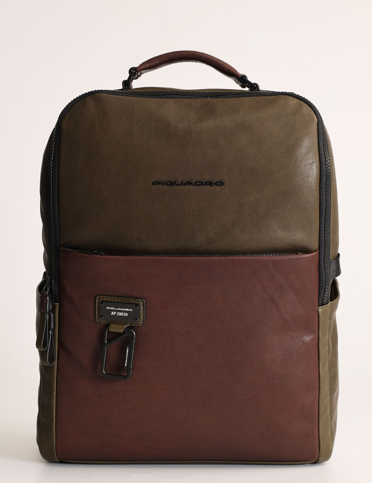 Piquadro Harper leather backpack for 15.6'' laptop