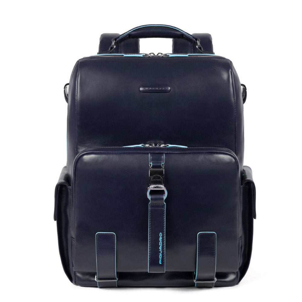 Piquadro Blue Square Bag Motic Rucksack für 14'' Laptop