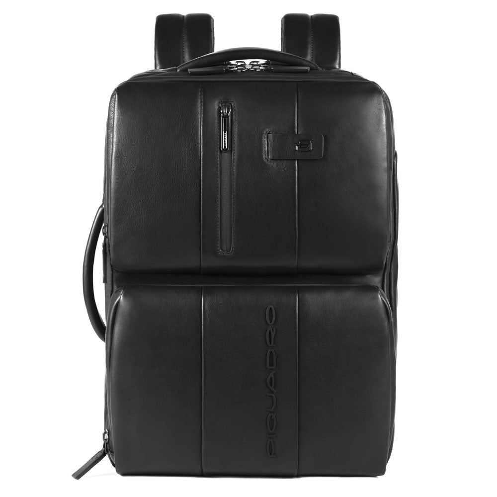 Piquadro Urban Fast-Check-Rucksack für 17,3-Zoll-Laptop