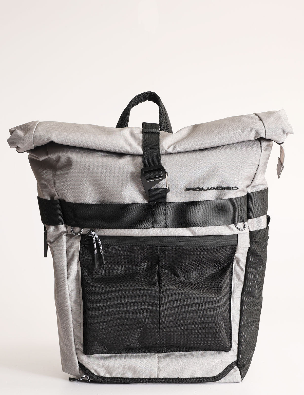 Piquadro Arne Rolltop-Fahrradrucksack mit LED