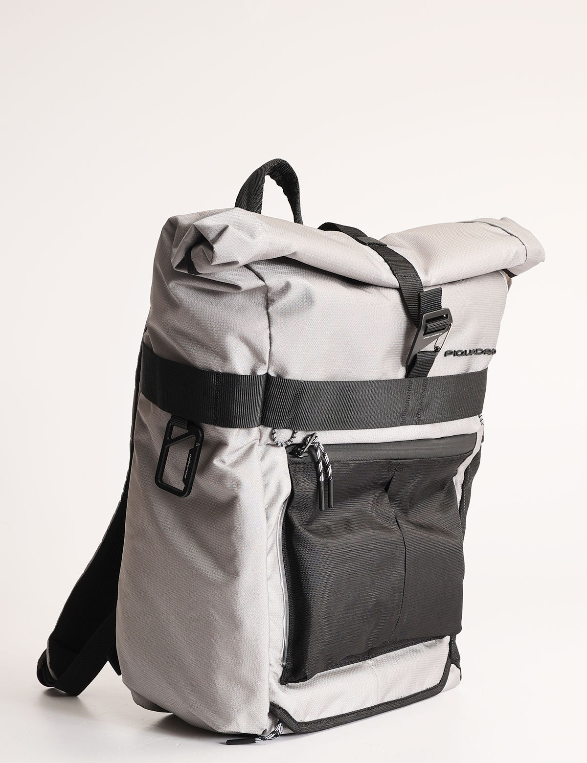 Piquadro Arne Rolltop-Fahrradrucksack mit LED