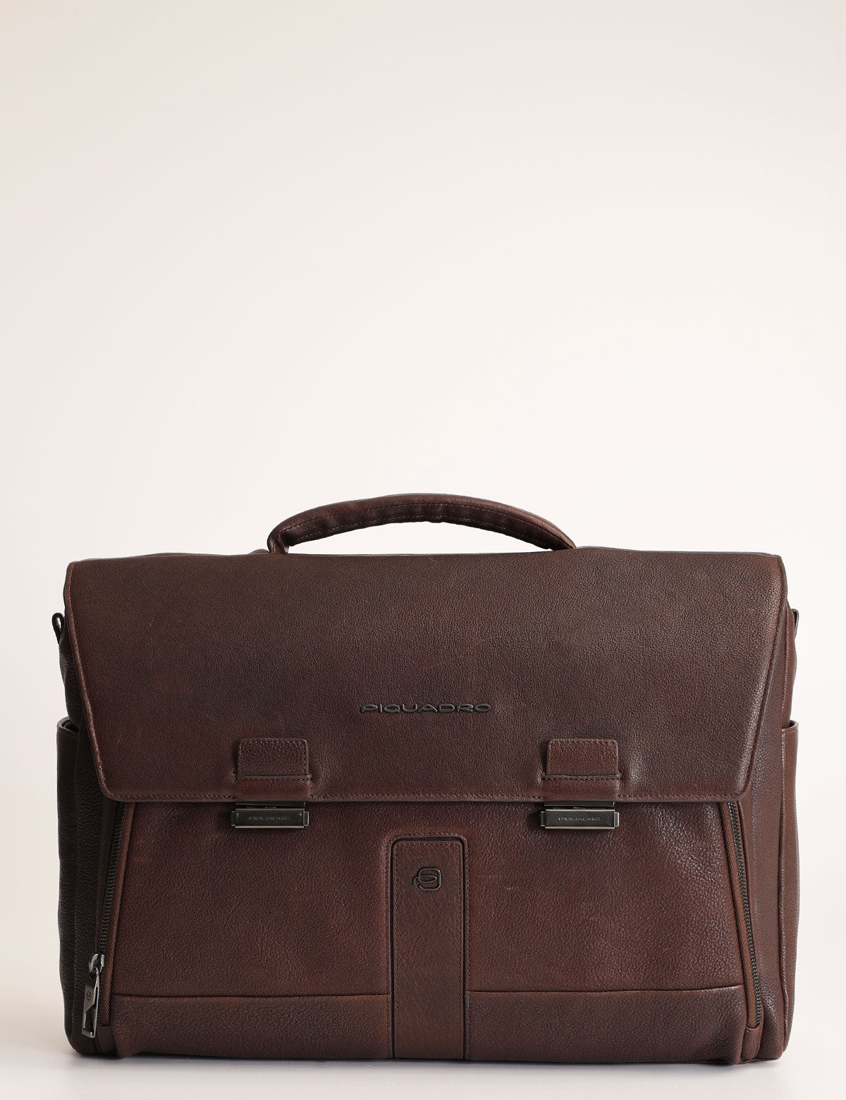 Piquadro Carl briefcase with flap for 15.6" laptop