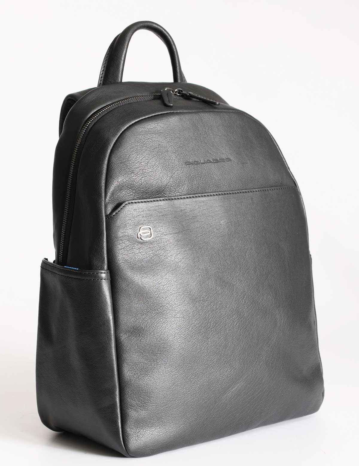 Piquadro Black Square Rucksack für 13,3'' Laptop