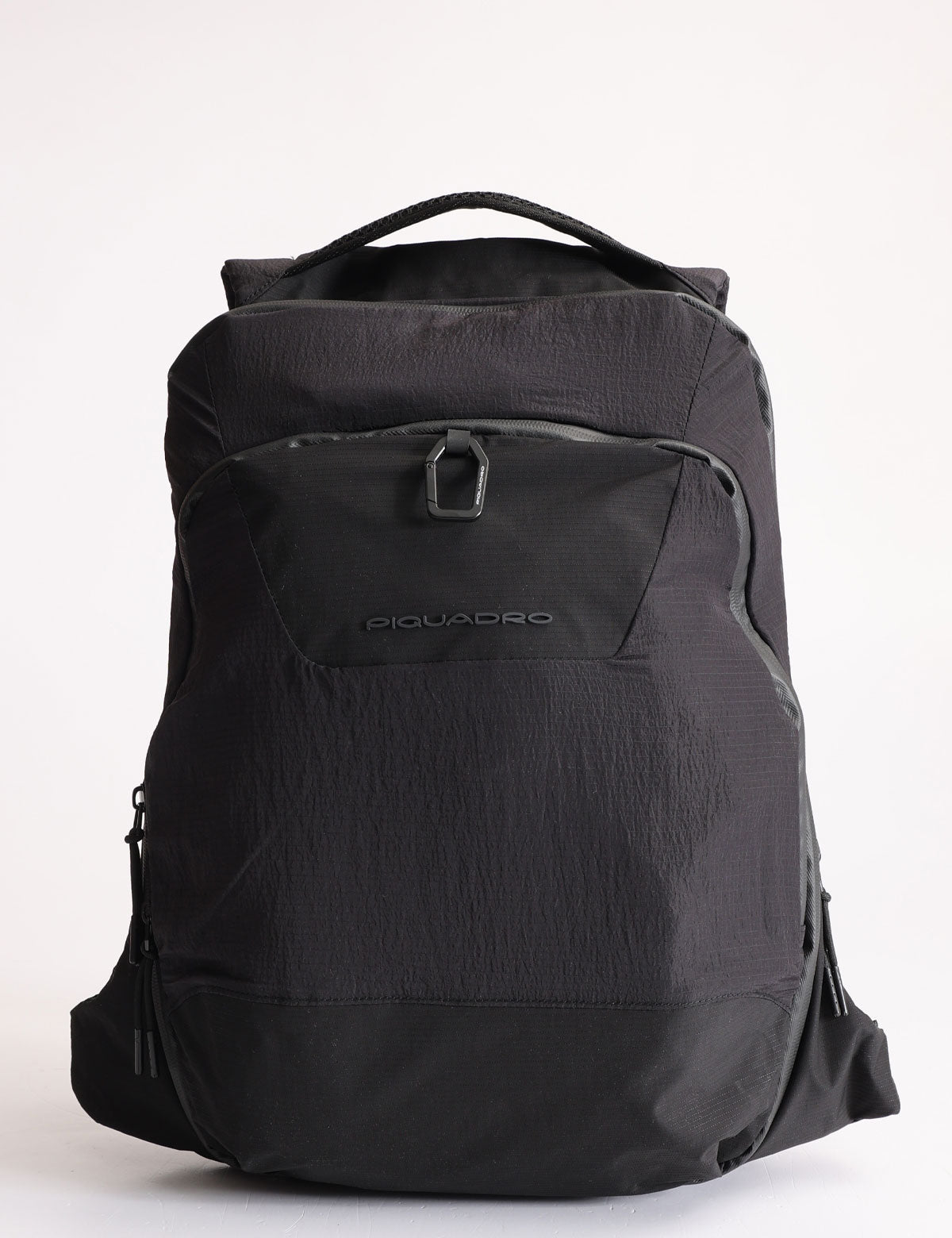 Piquadro schlanker Rucksack für 15,6-Zoll-Laptop aus Stoff