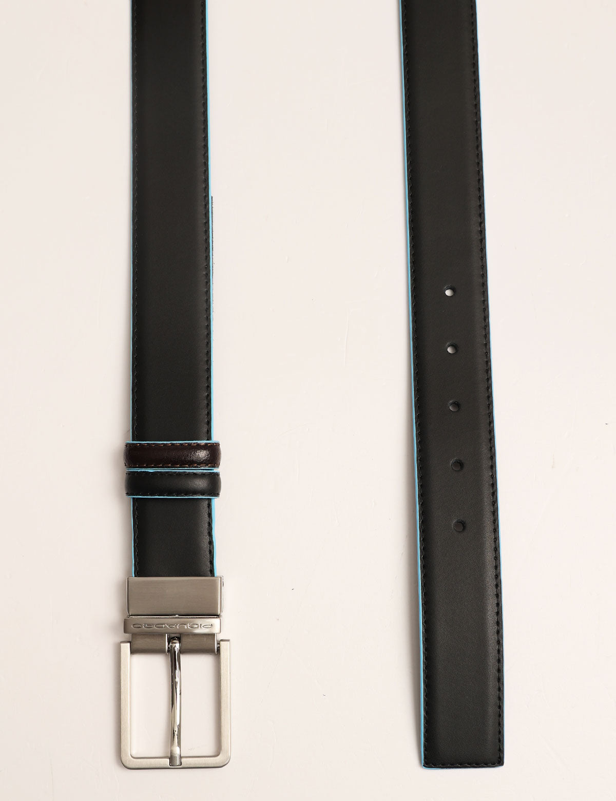 Piquadro Blue Square Double Face Belt