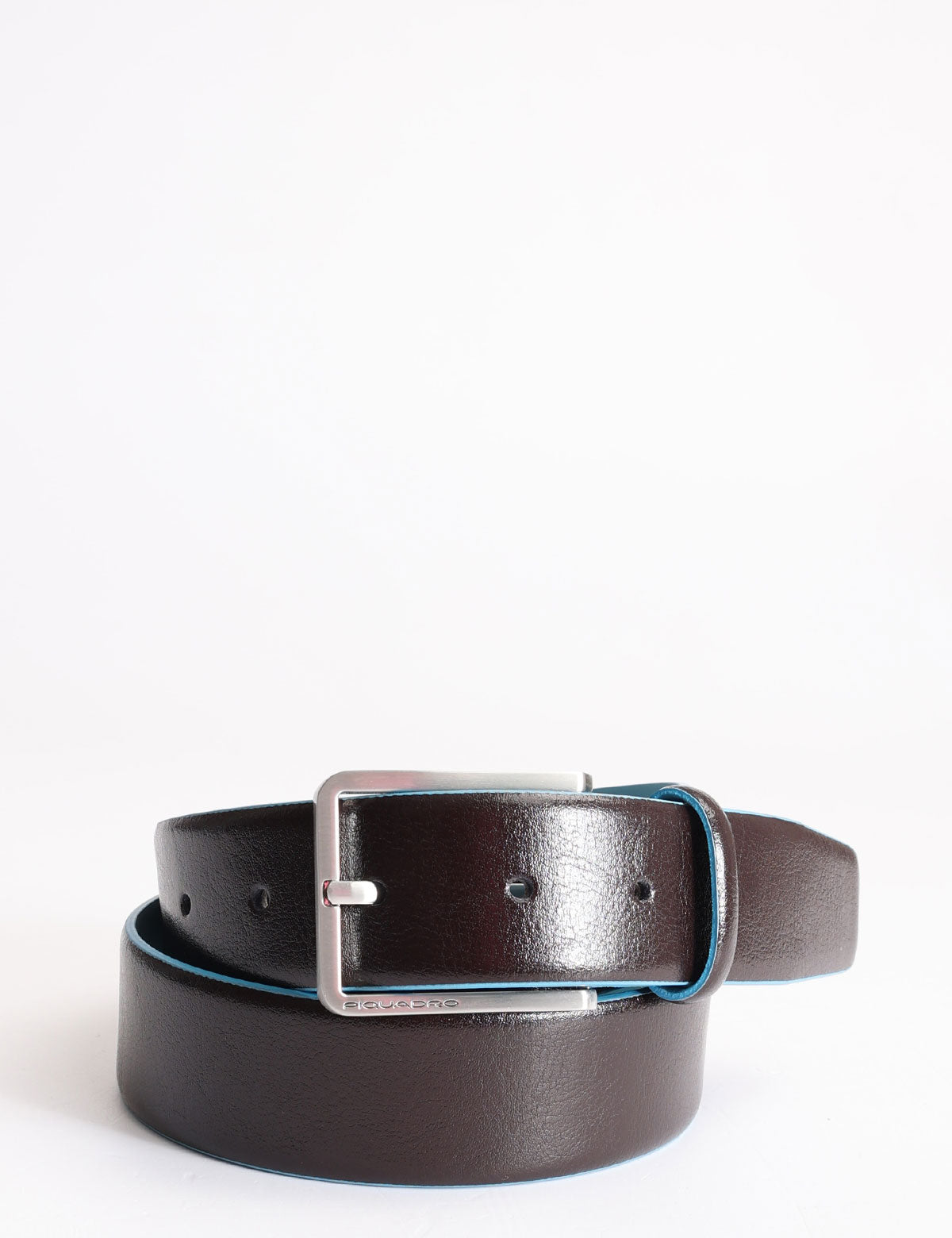 Piquadro Blue Square belt with square buckle