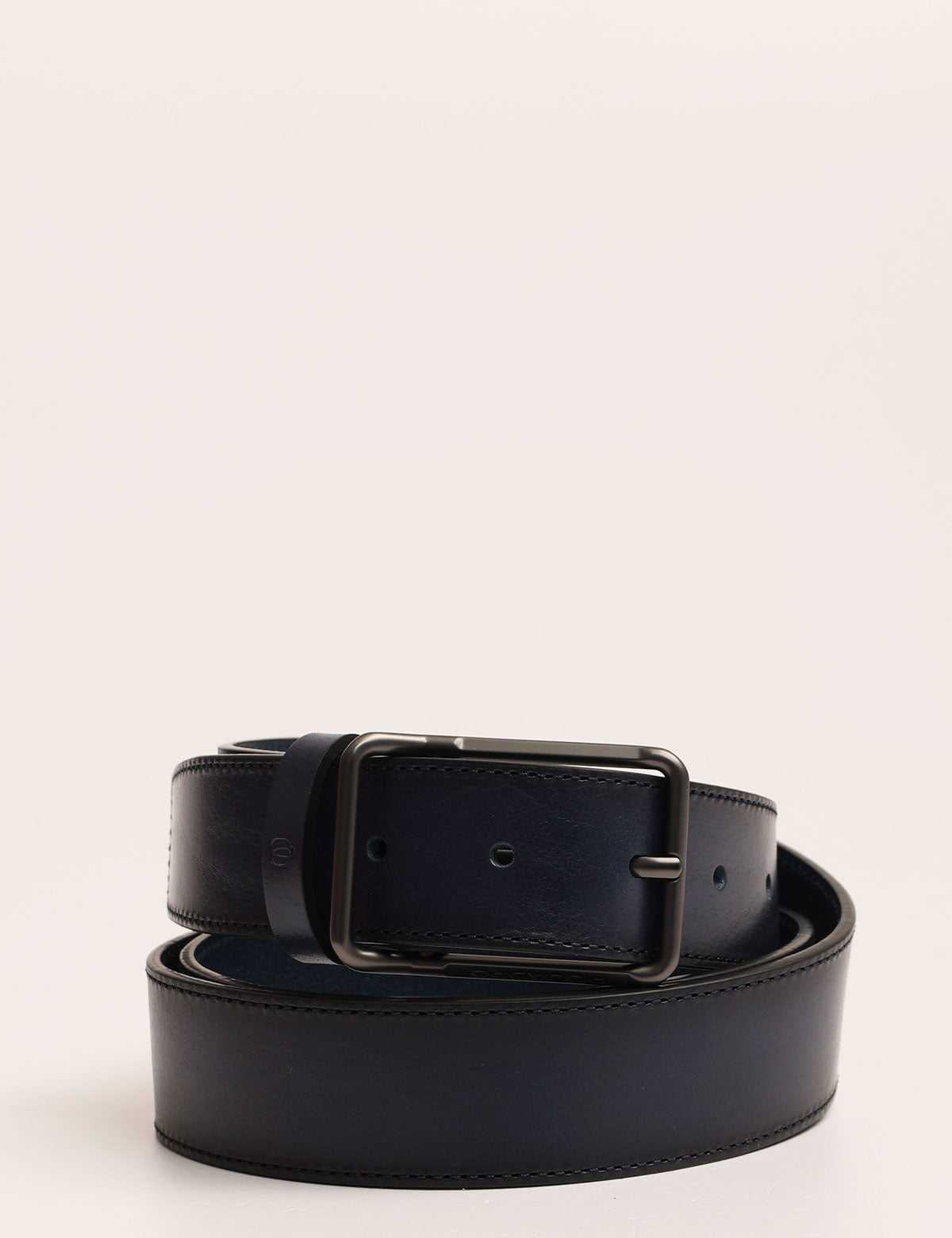 Piquadro leather belt with buckle