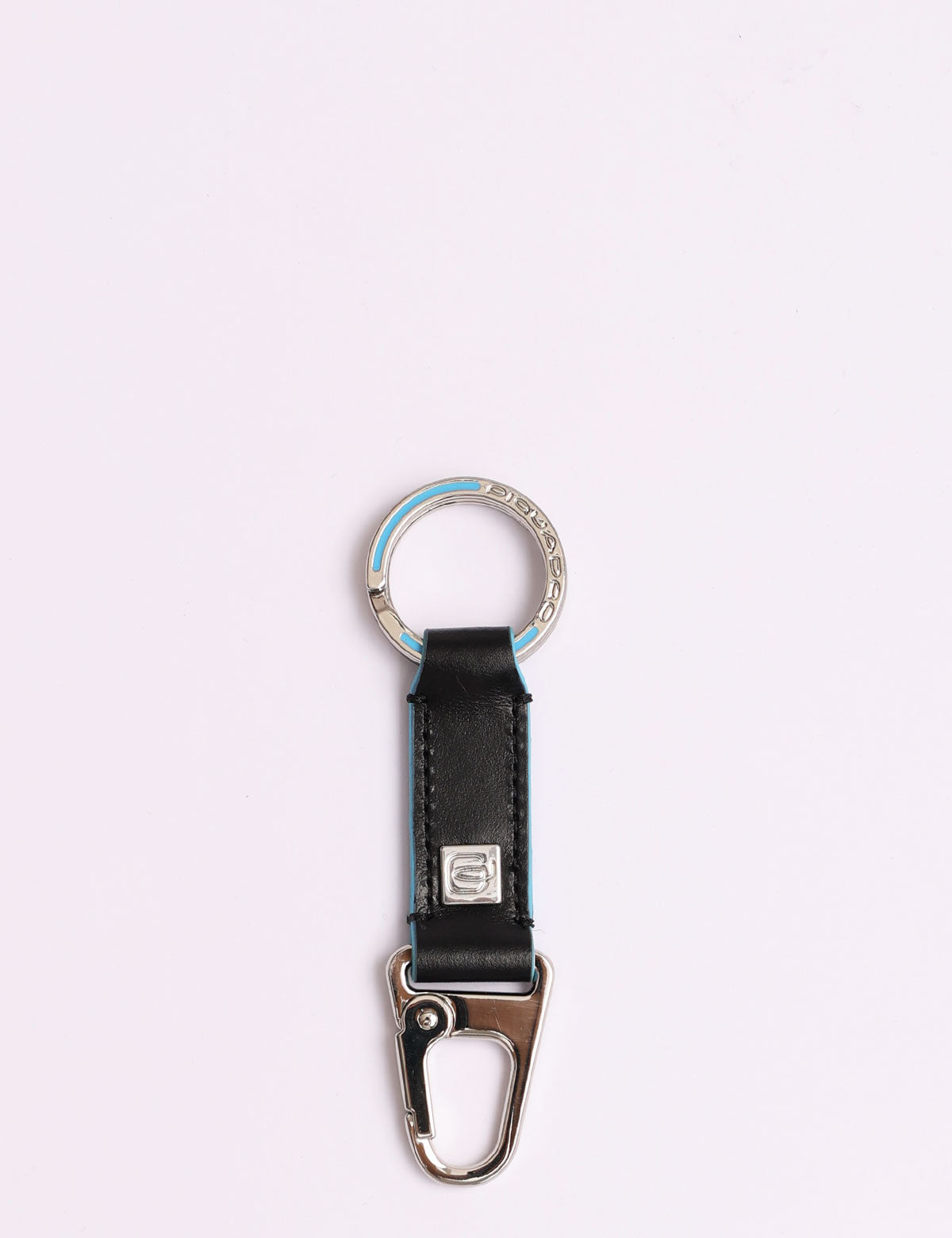 Piquadro Blue Square two-ring key ring