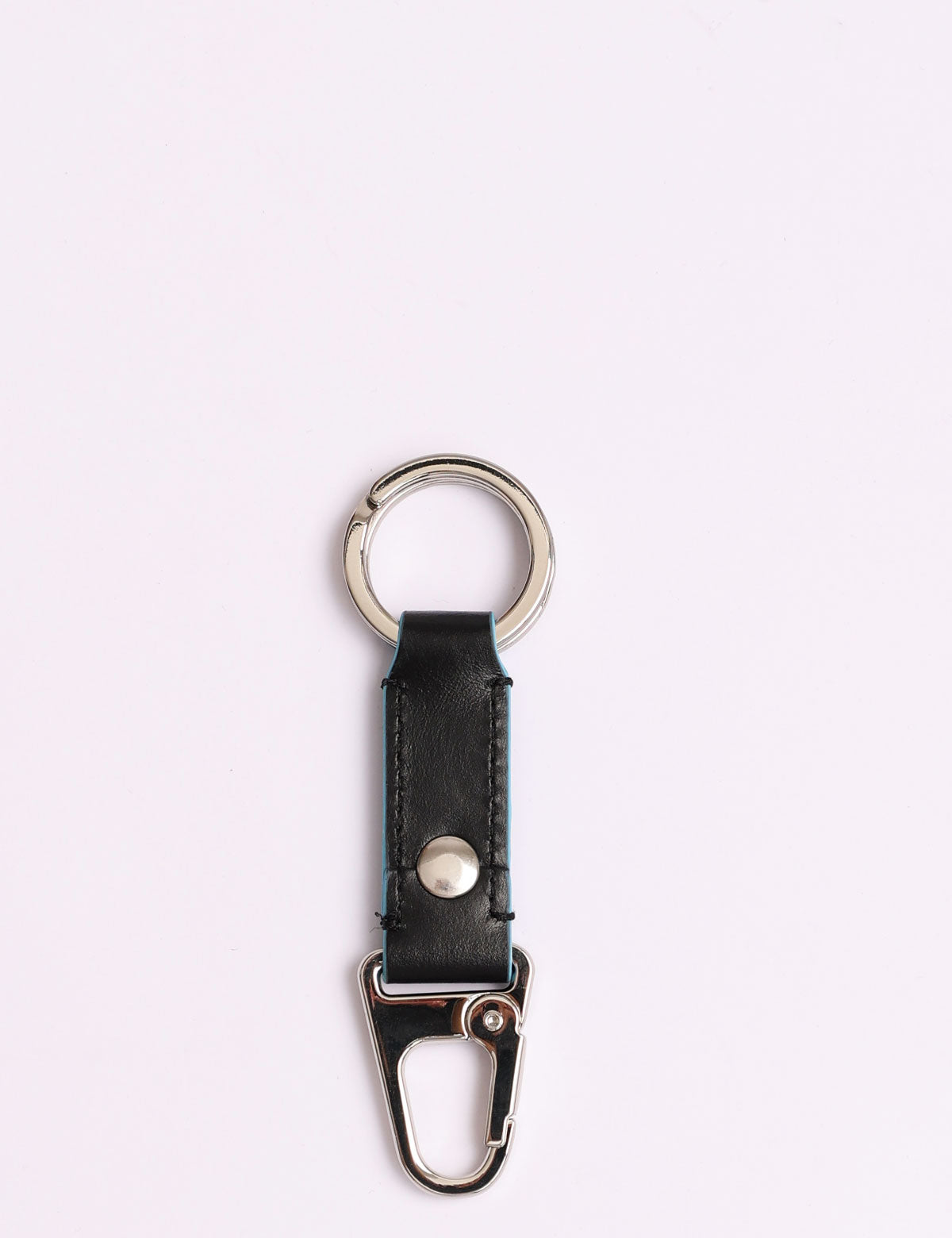 Piquadro Blue Square two-ring key ring