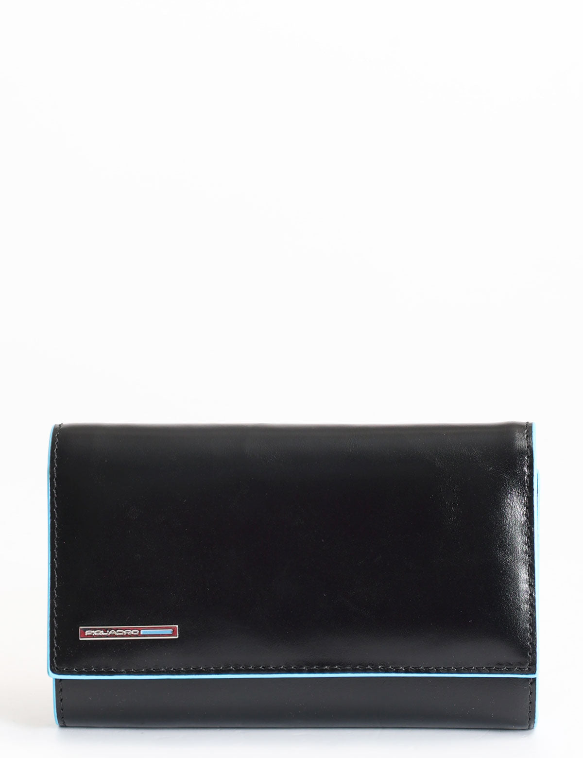 Piquadro Women's Wallet with Flap and RFID Blue Square