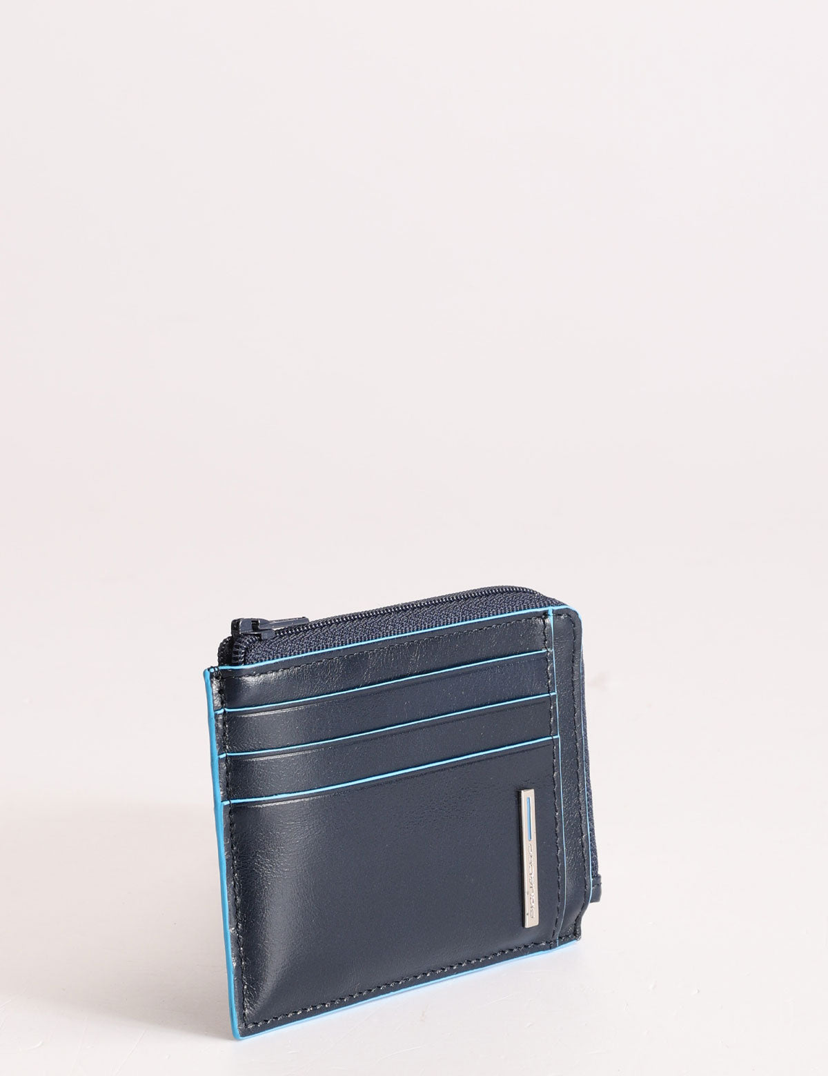 Piquadro Blue Square Flat Envelope with RFID