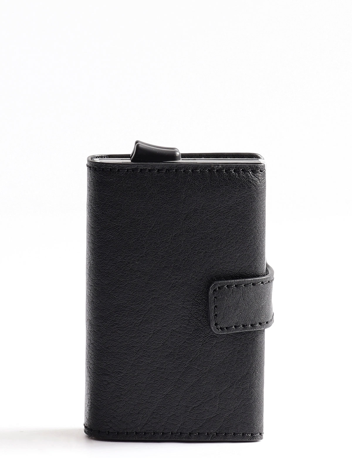 Piquadro Black Square double card holder with sliding system