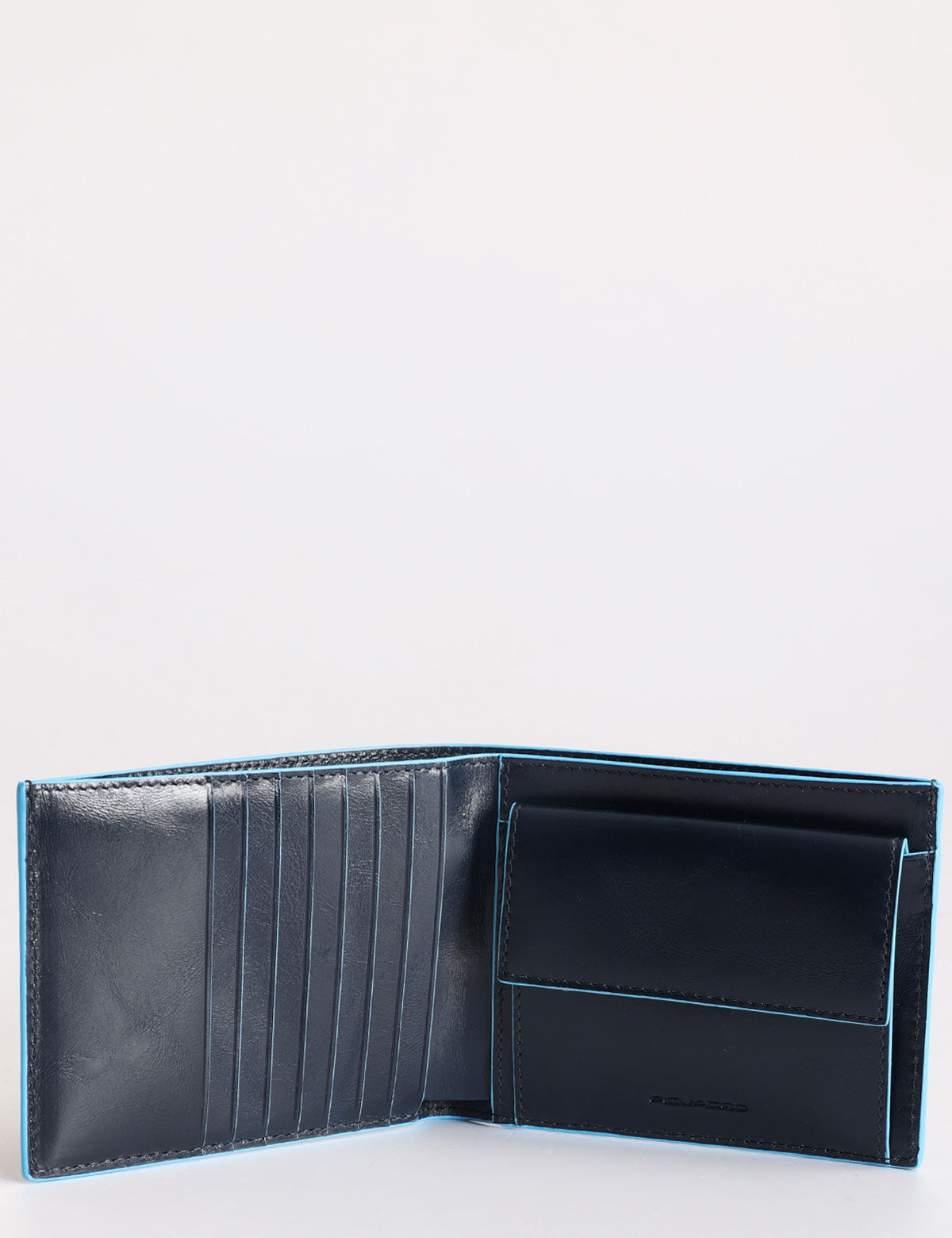 Piquadro Wallet Coin Holder Card Holder RFID Blue Square