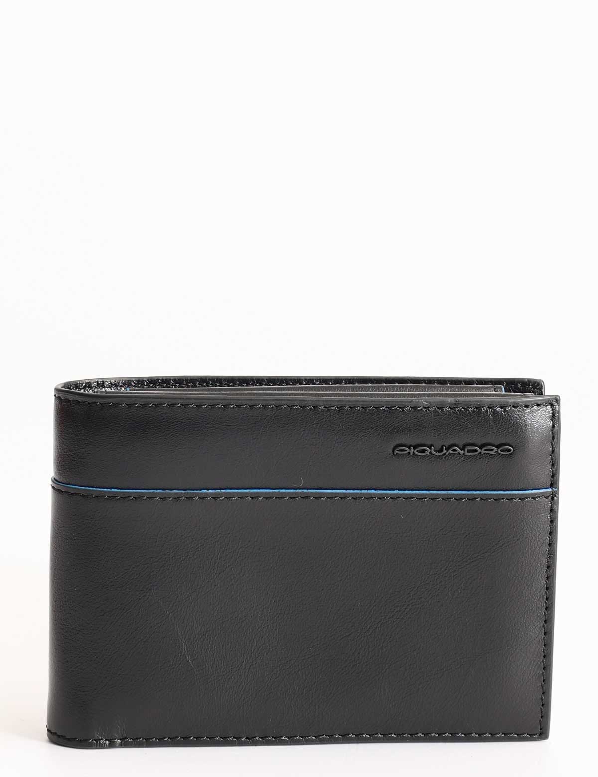 Piquadro Blue Square Revamp Wallet with Document Holder Flyer