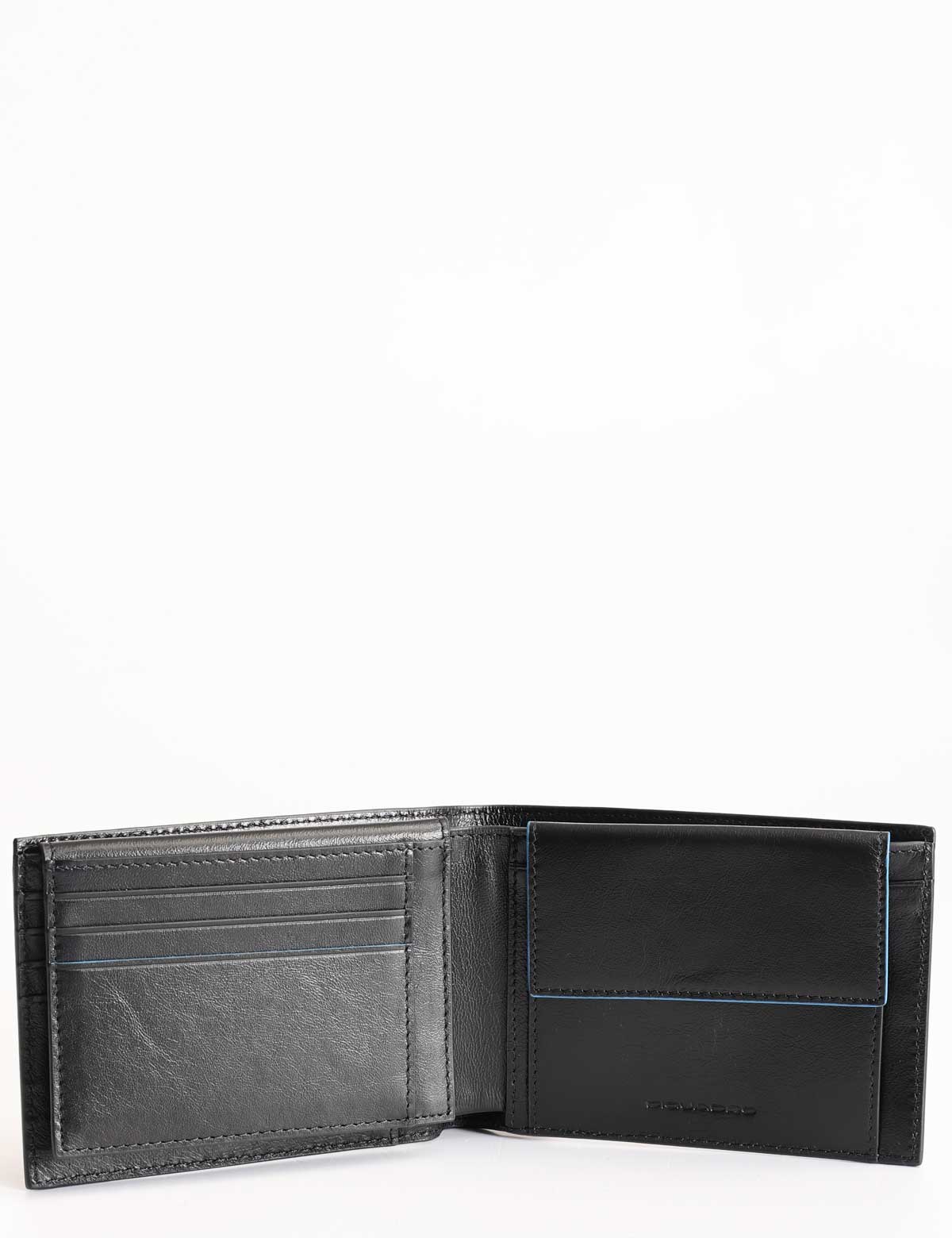 Piquadro Blue Square Revamp Wallet with Document Holder Flyer