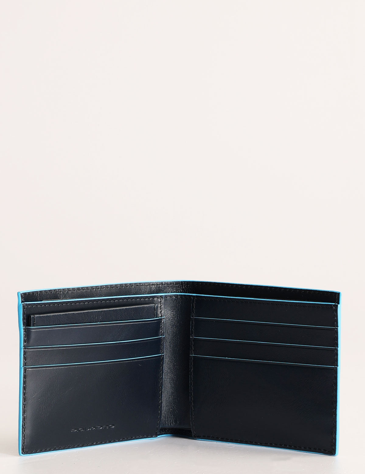 Piquadro Wallet RFID Card Holder Blue Square