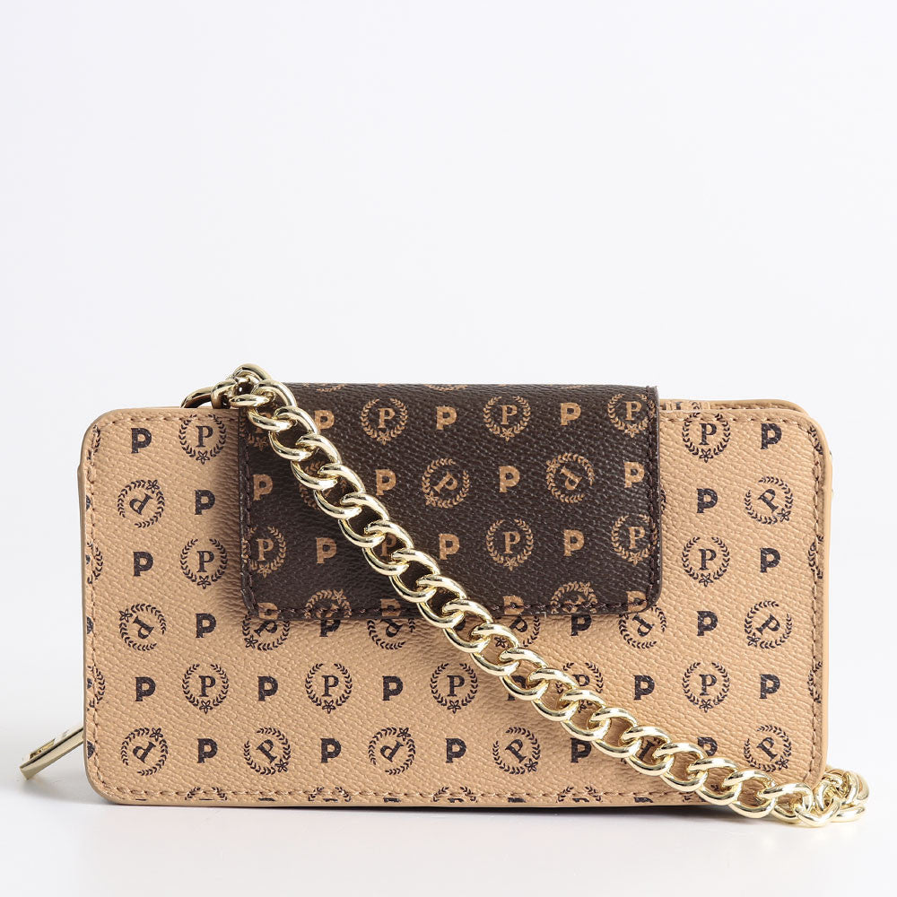 Clutch porta smartphone Pollini Heritage Classic Bicolor