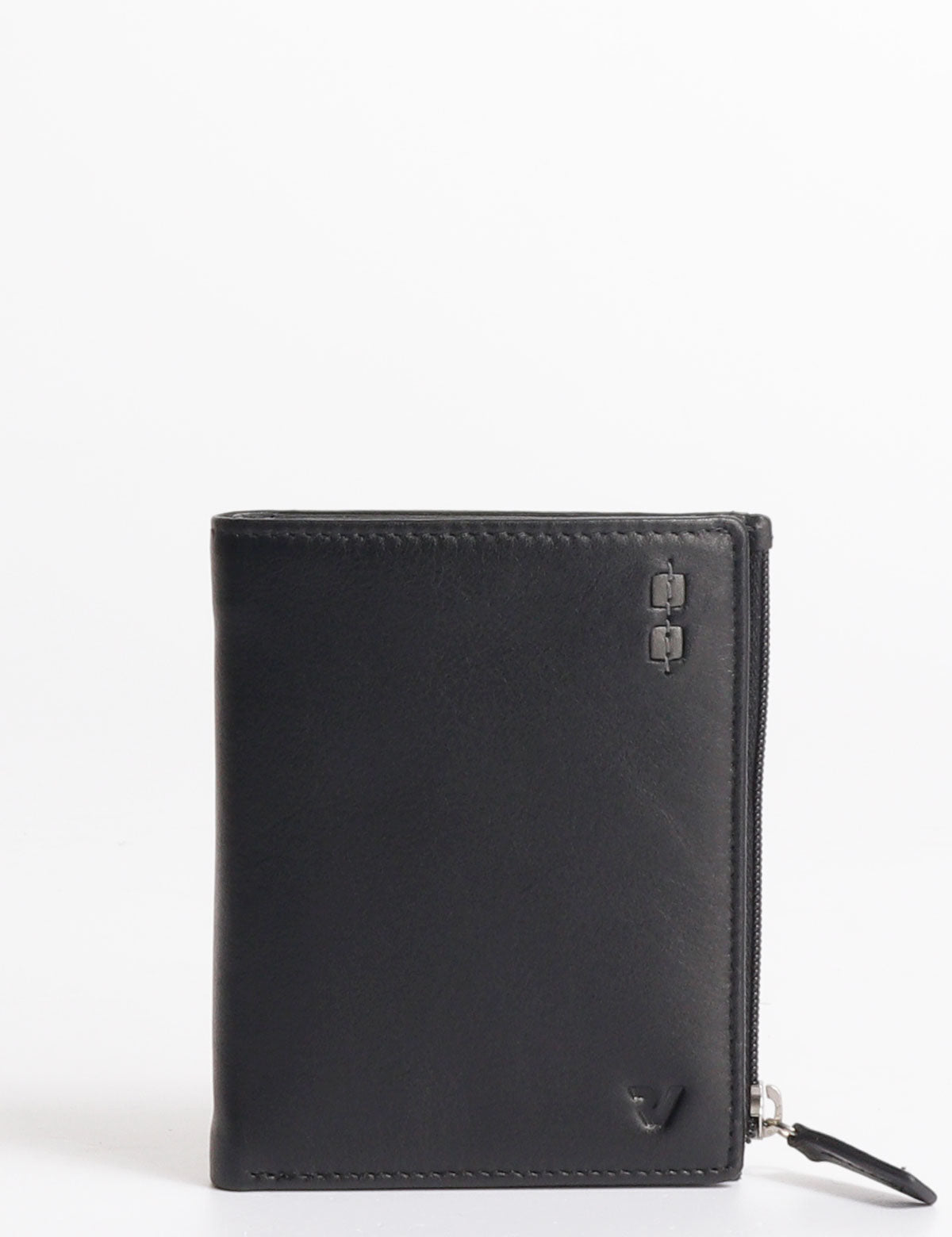 Roncato flat wallet with side zip