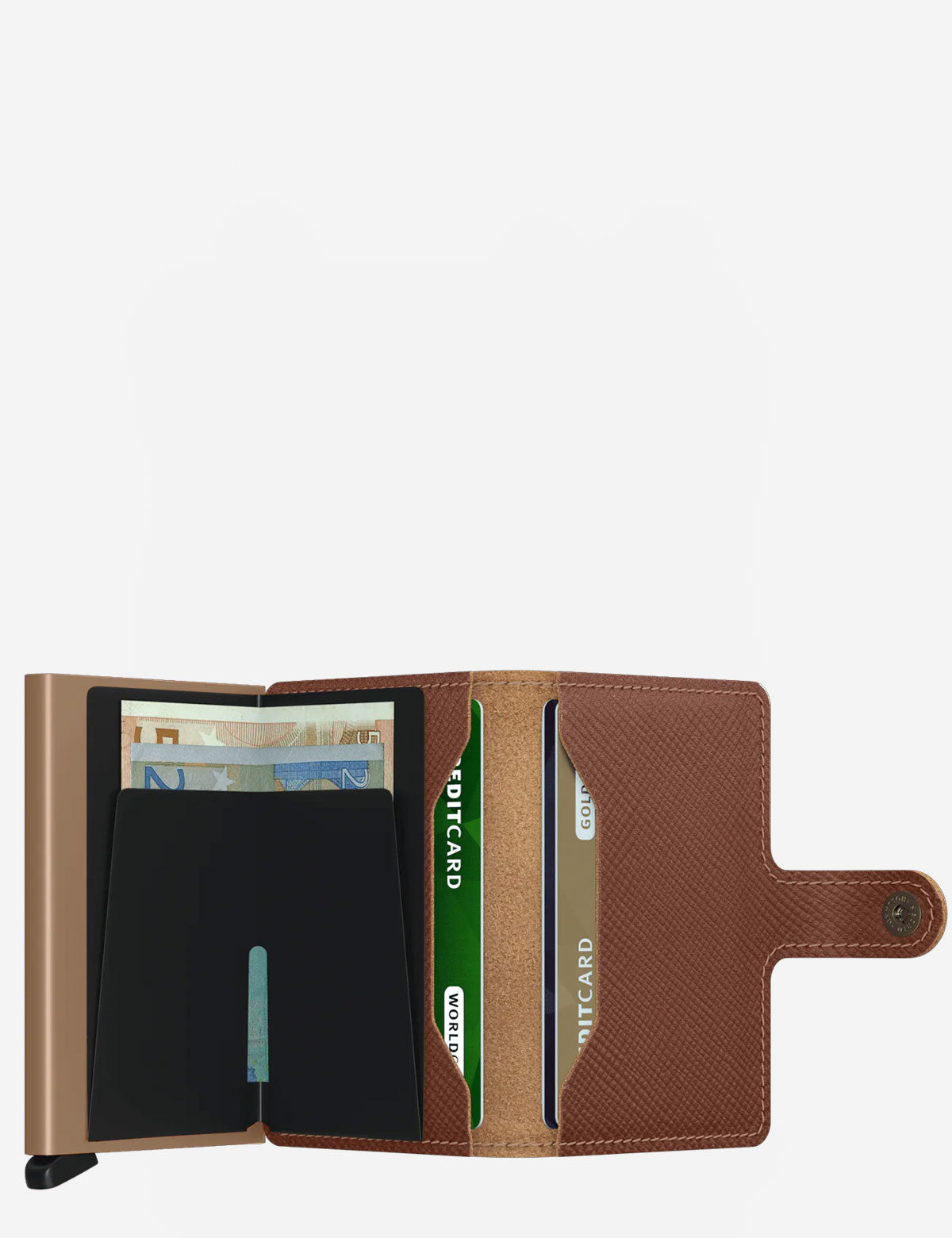 Miniwallet Secrid linea Saffiano