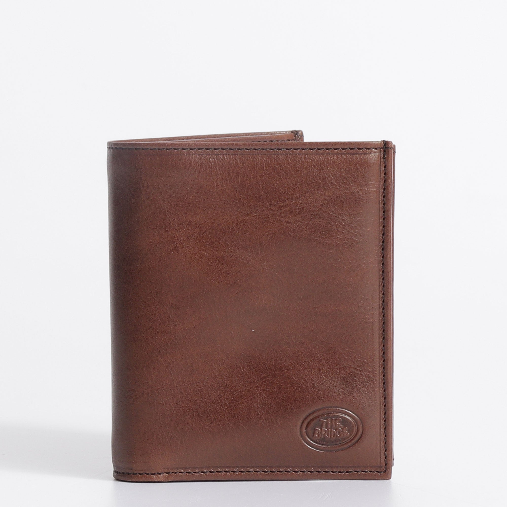 The Bridge Story Uomo Vertical Wallet with Document Holder