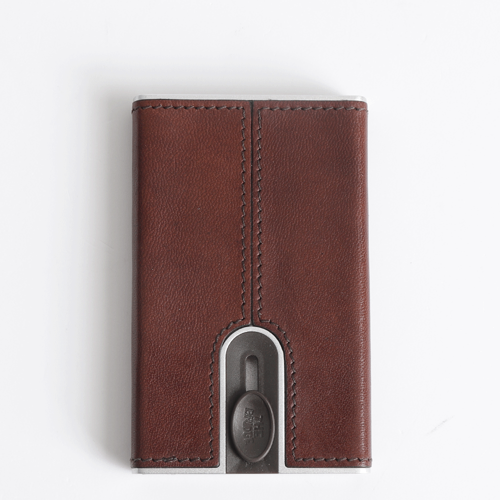 The Bridge Story Uomo Card Holder with Sliding Slot