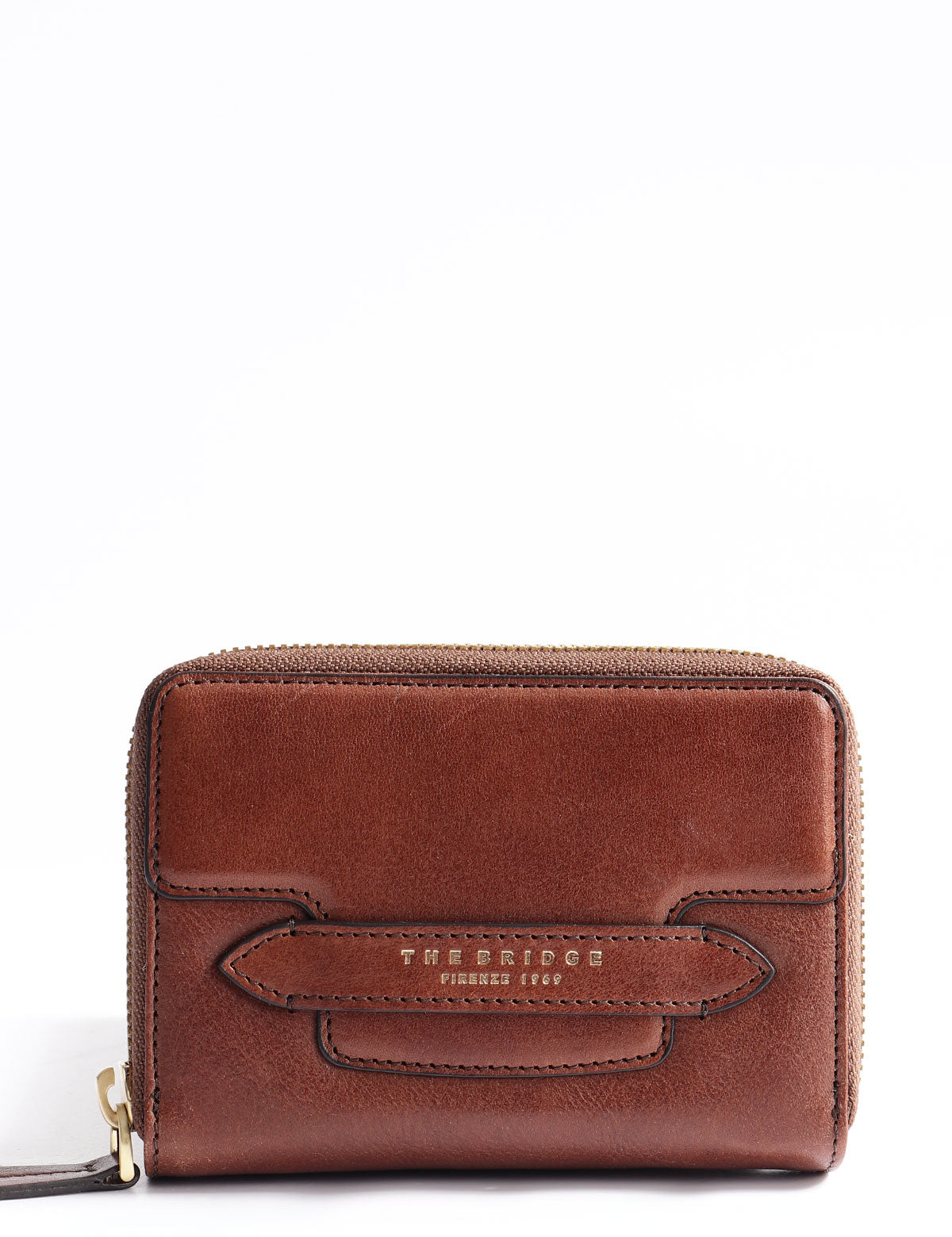 The Bridge Lucrezia wallet with external coin holder