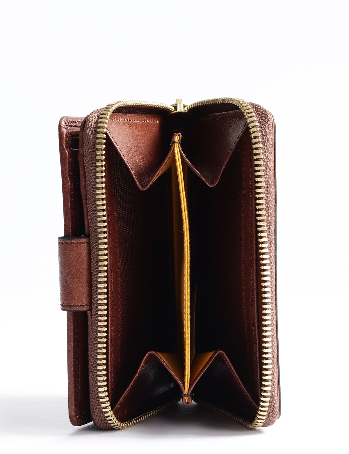 The Bridge Lucrezia wallet with external coin holder