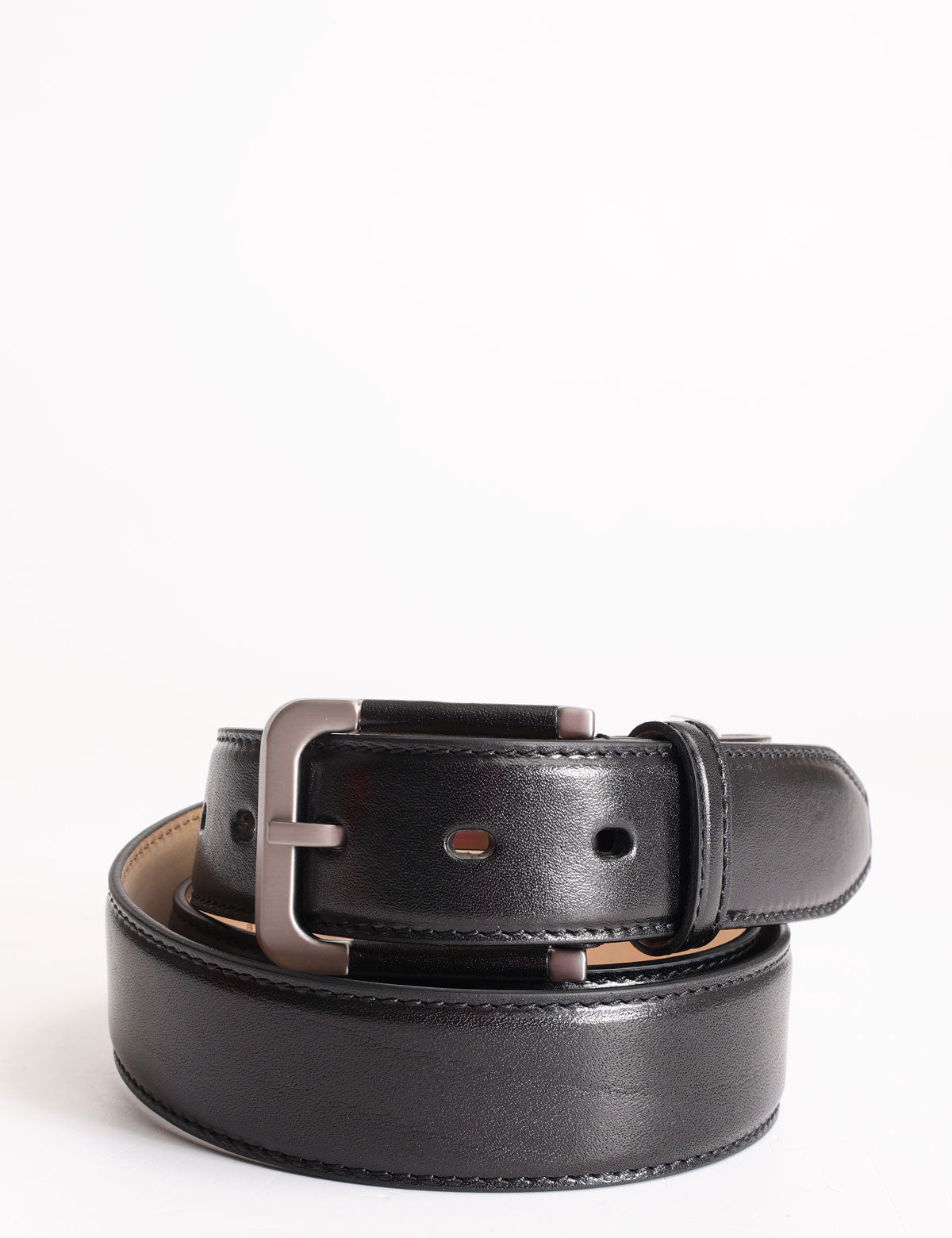 The Bridge Story Uomo Belt with Leather Details on the Buckle