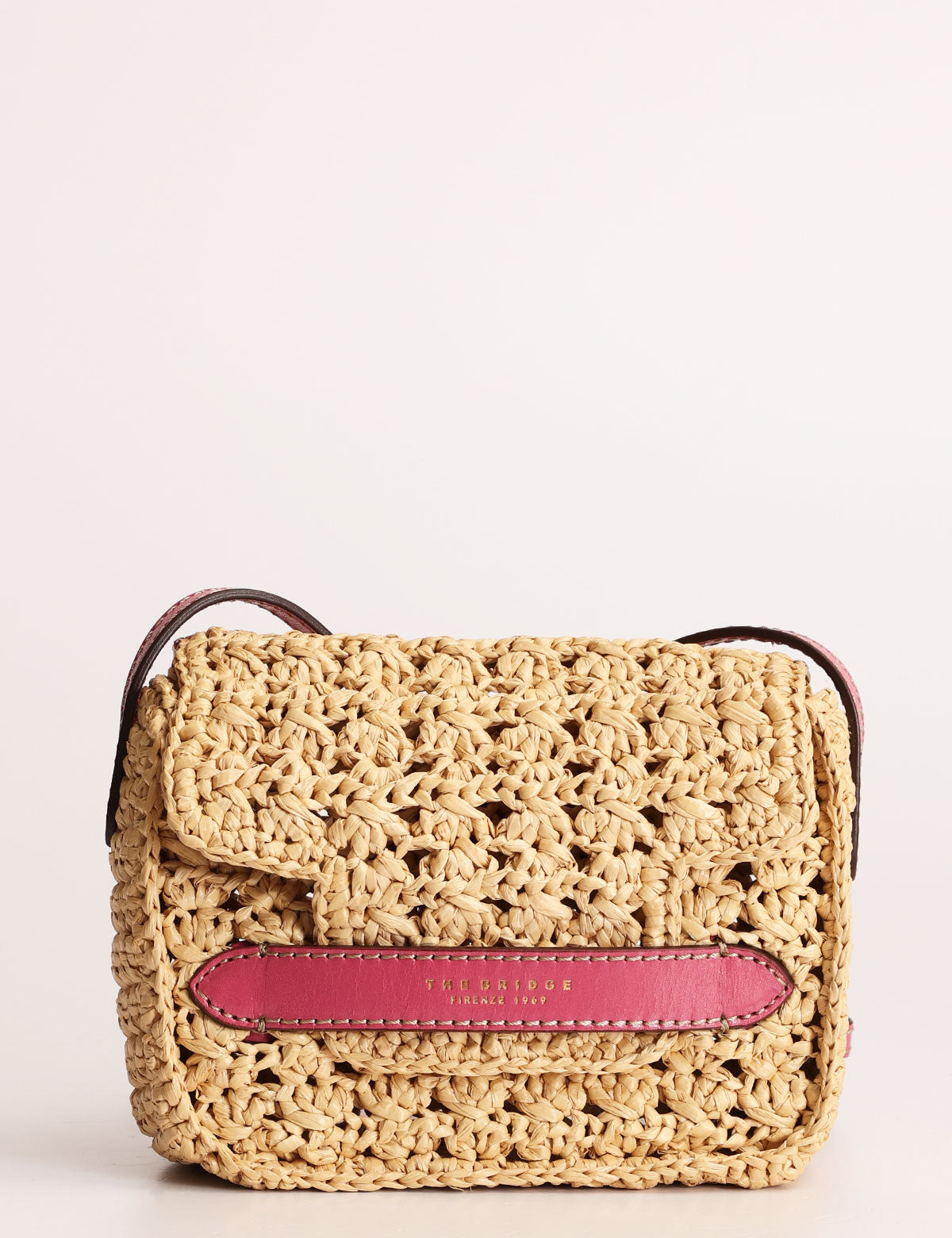 The Bridge Lucrezia Wow Raffia Shoulder Bag