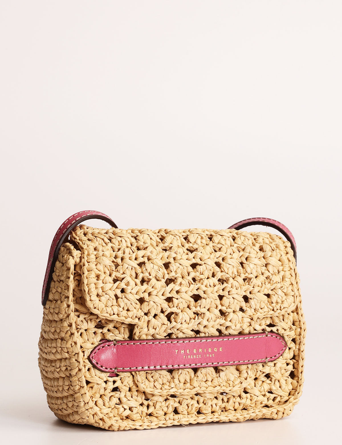 The Bridge Lucrezia Wow Raffia Shoulder Bag