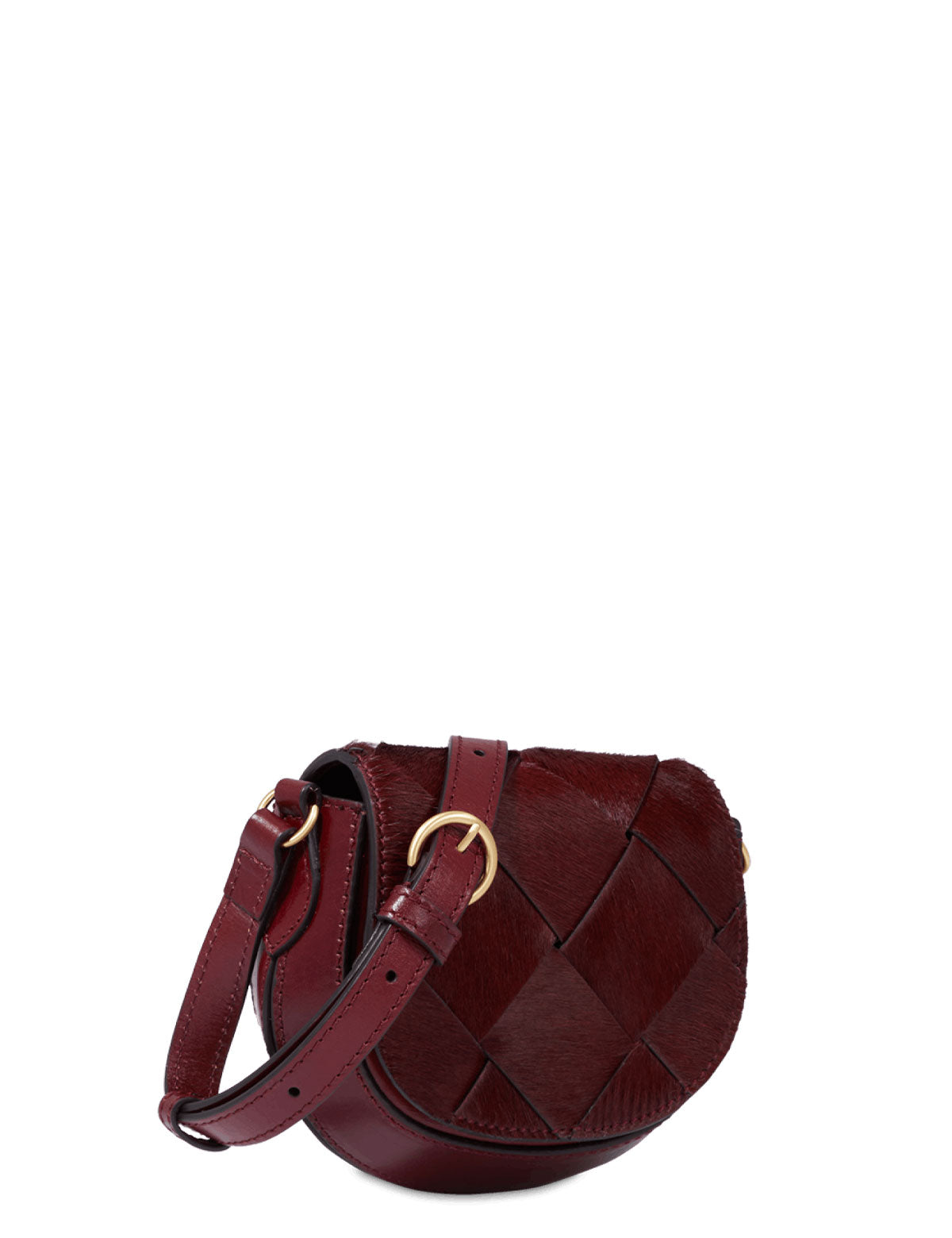 Bettina Wow small shoulder bag with weave