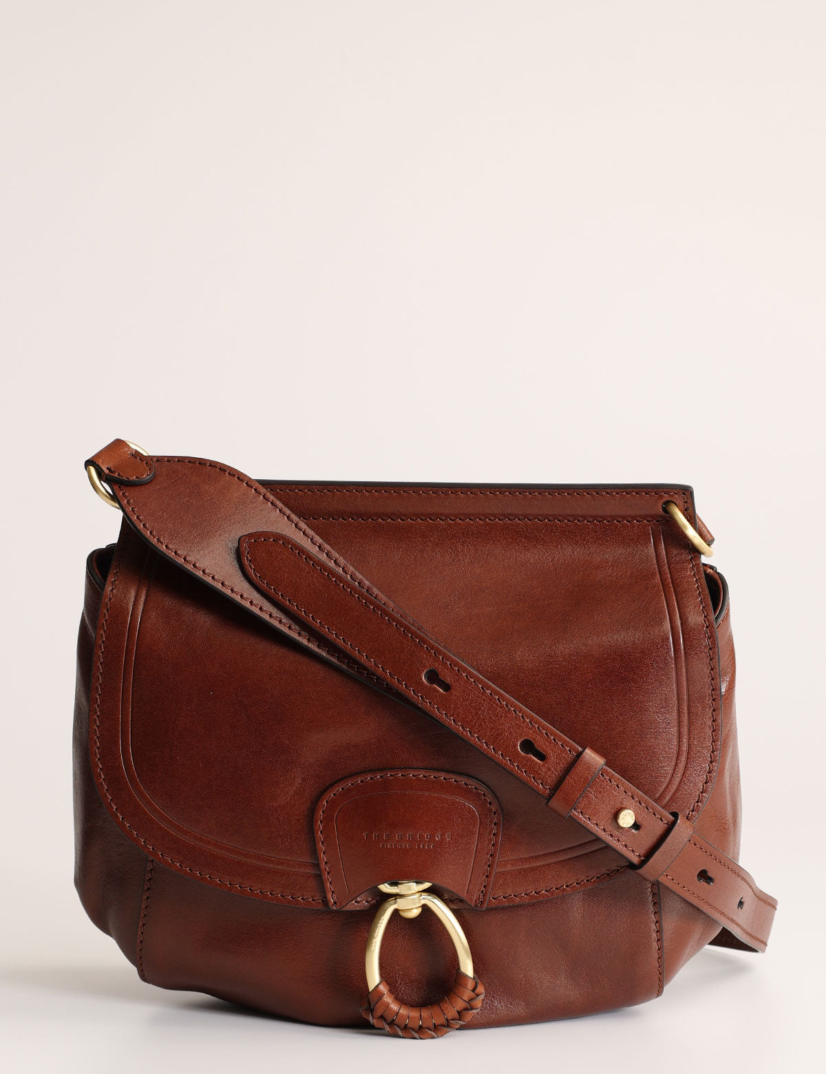 The Bridge Erica large shoulder bag with flap