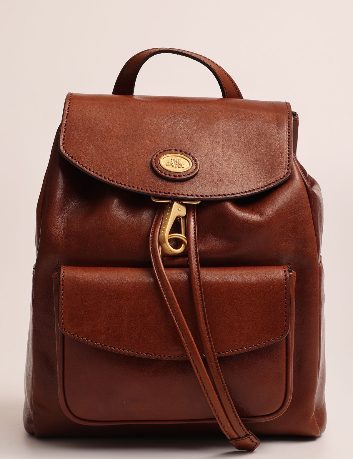 The Bridge Story Donna Backpack with Flap and Drawstring