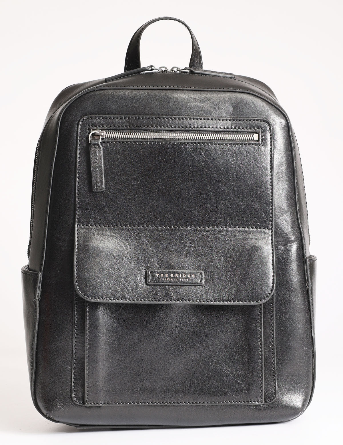 The Bridge Alberto 13'' laptop backpack with side pockets