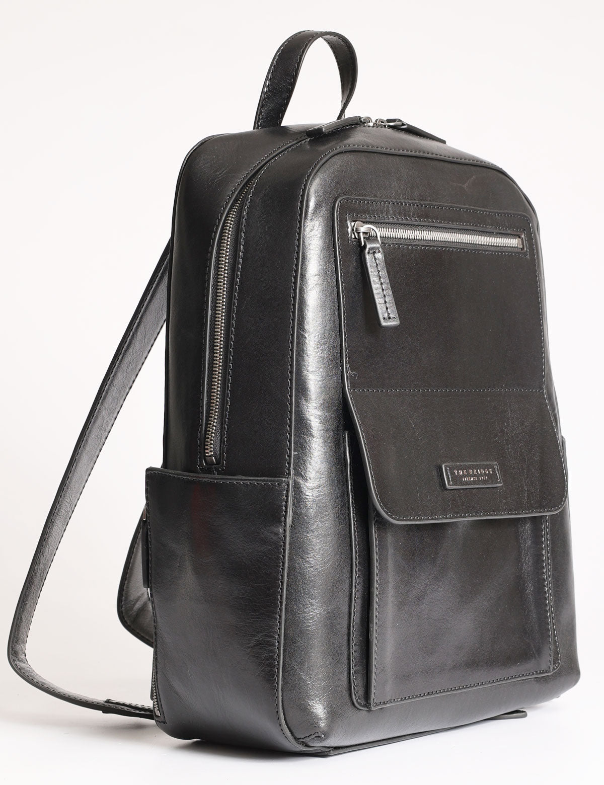 The Bridge Alberto 13'' laptop backpack with side pockets