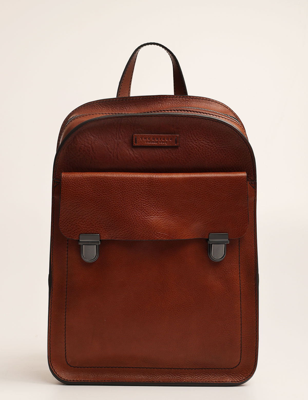 The Bridge Ettore backpack with front pocket