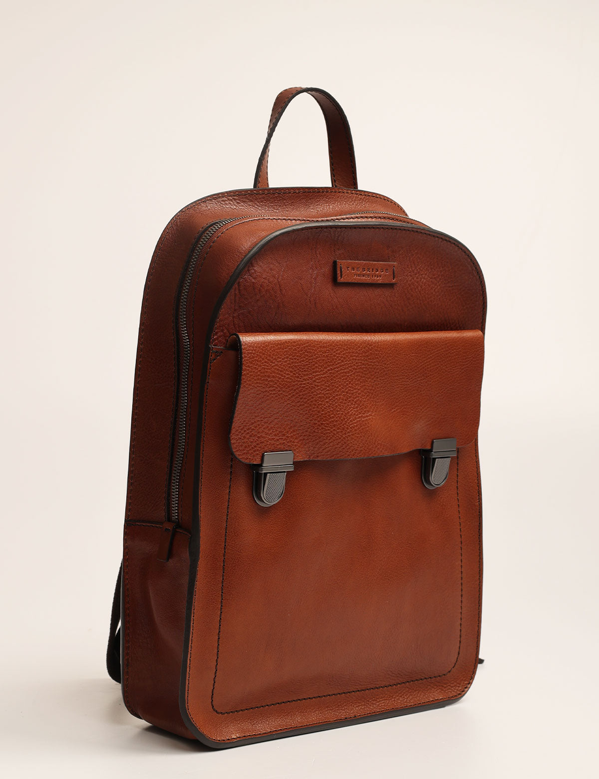 The Bridge Ettore backpack with front pocket