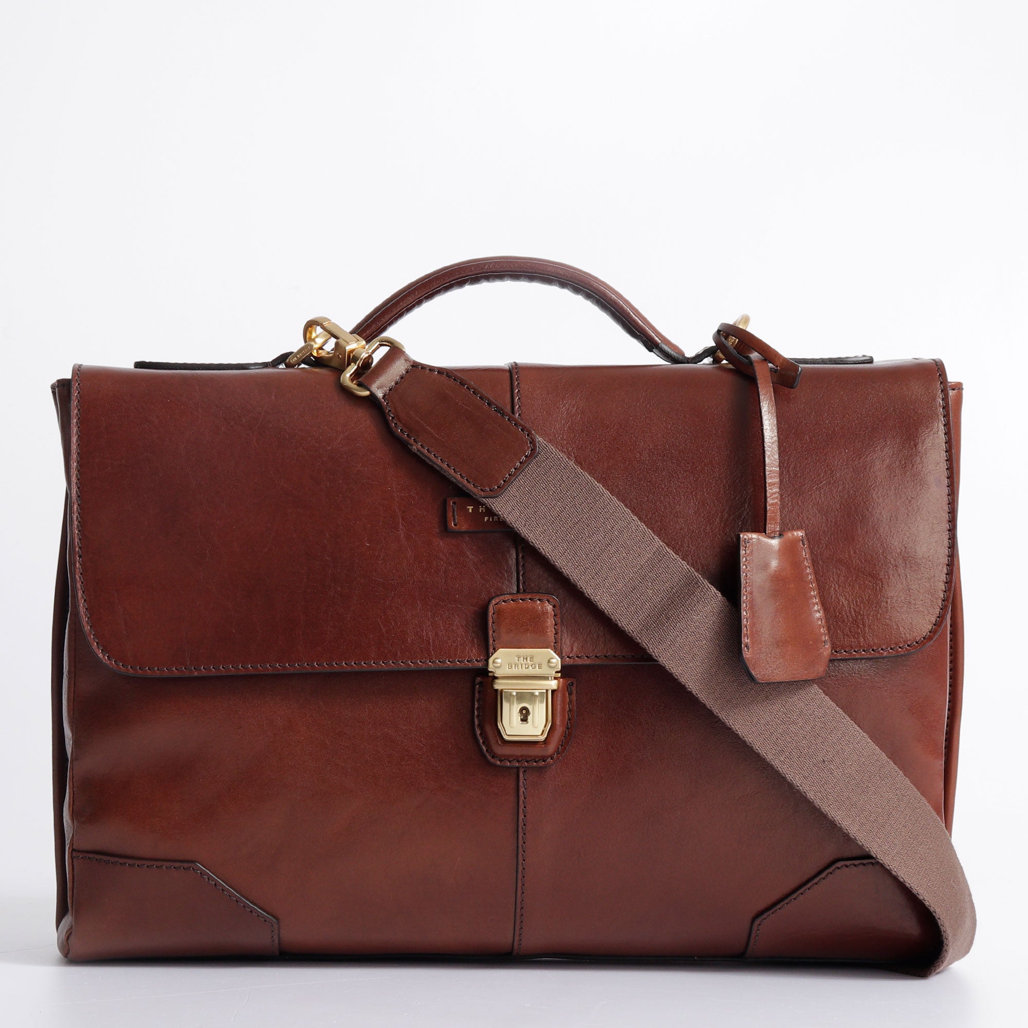 The Bridge Vespucci Flap Briefcase