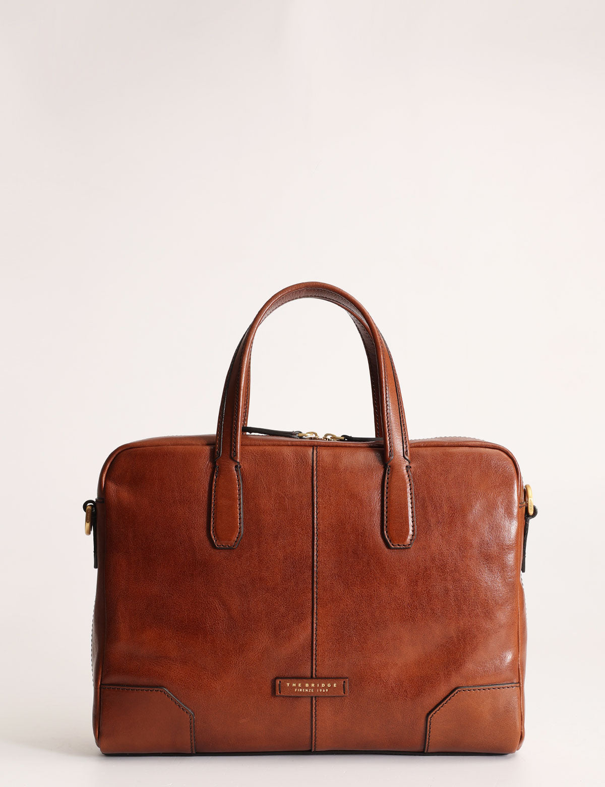 The Bridge Vespucci Briefcase with Handles and Shoulder Strap