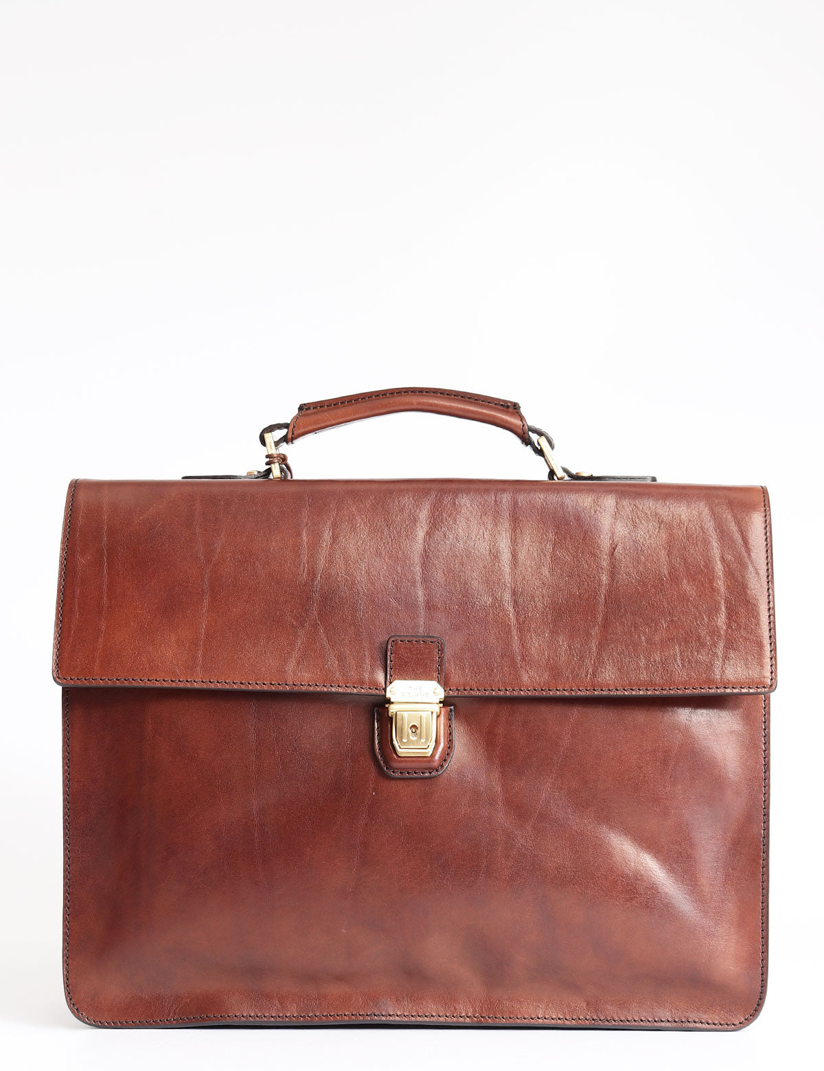 The Bridge Story Uomo Briefcase with Flap and Handle