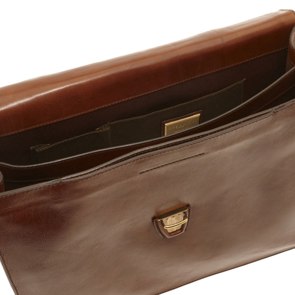 The Bridge 2 compartments briefcase