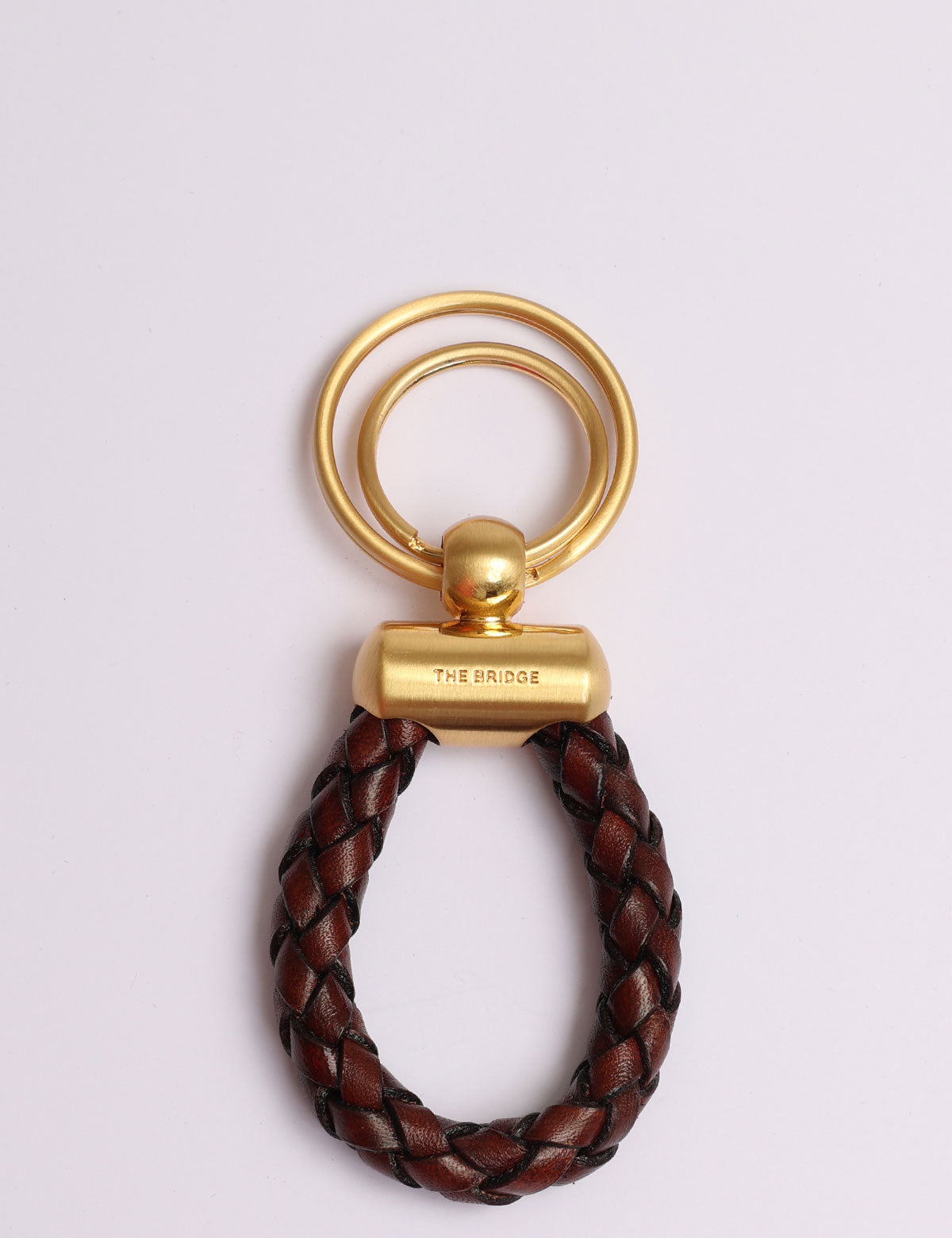 The Bridge keychain with woven ring Classic line