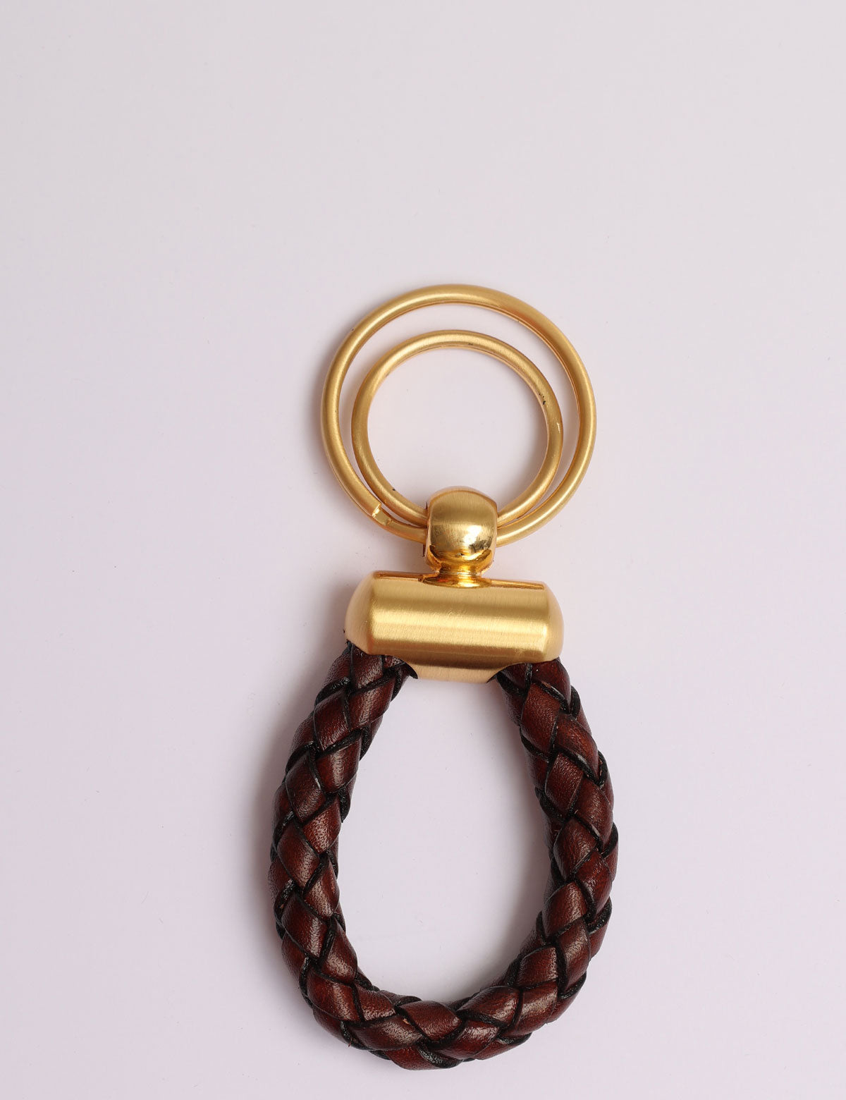 The Bridge keychain with woven ring Classic line