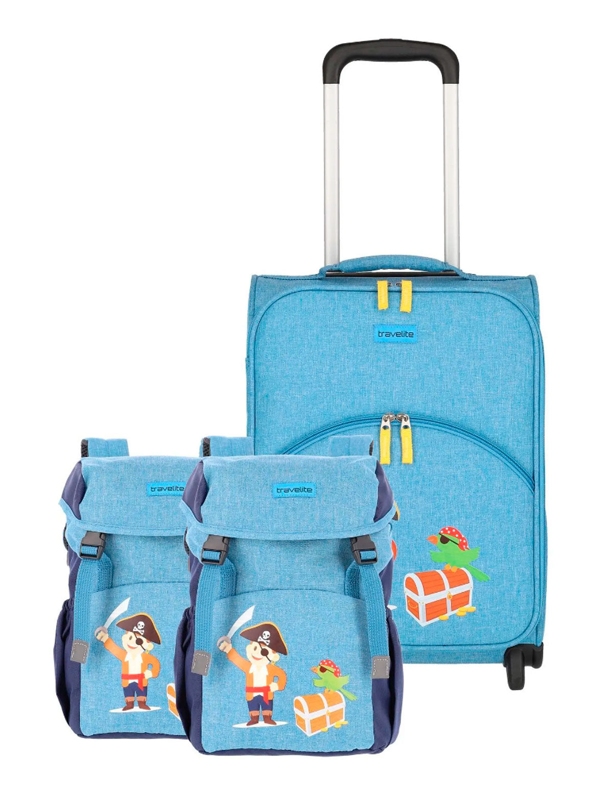 Travelite Youngster Set One Trolley and Two Backpacks